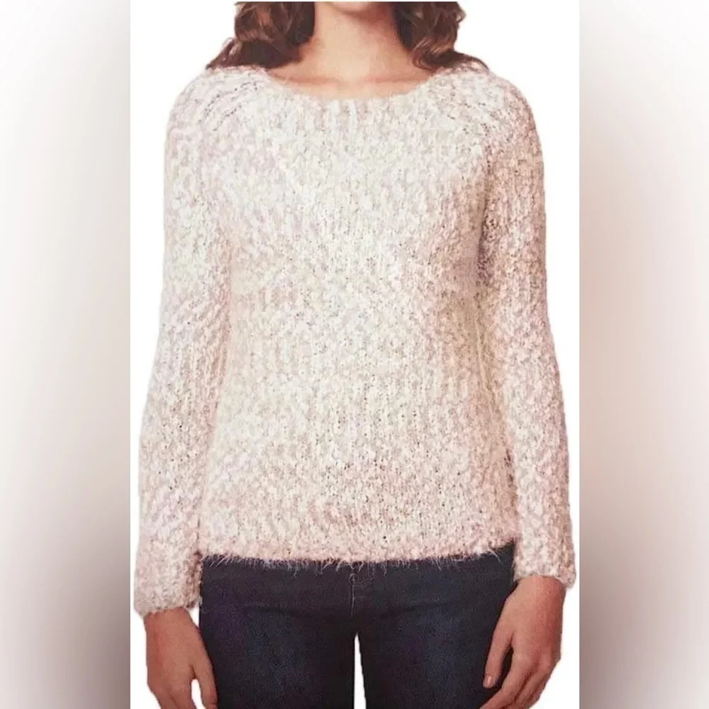 BUFFALO David Bitten Eyelash Sweater Women’s Large Luxurious Softness NWOT